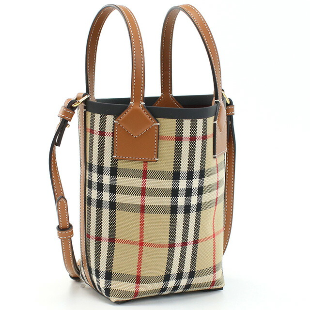 バーバリー トートバッグ レディース ブランド BURBERRY 8070461 VINTAGE CHCK-A.BEIGE バッグ 軽量 手提げ 高級 おしゃれ プレゼント 女性 実用的 かわいい