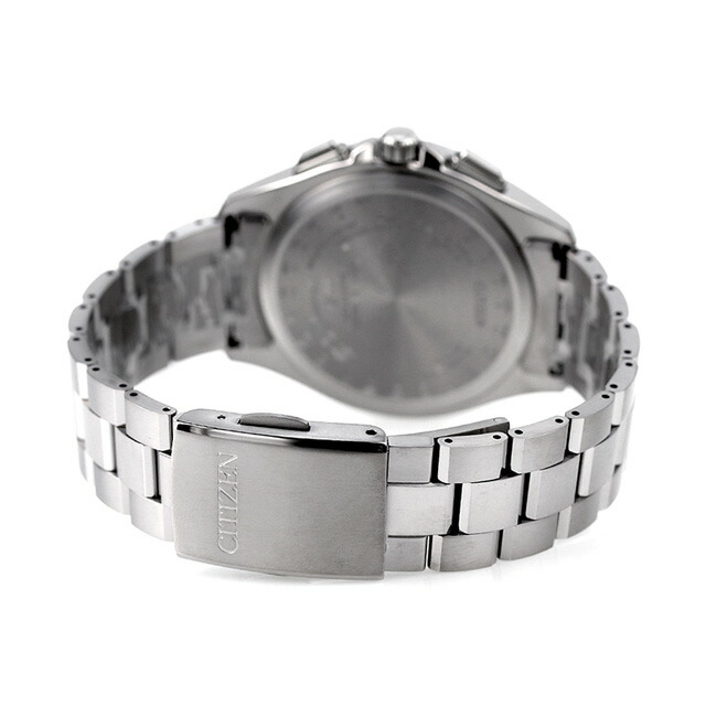 シチズン アテッサ 光発電エコ・ドライブ電波時計 ダイレクトフライト ムーンフェイズ 光発電エコドライブ電波 腕時計 ブランド メンズ チタン ムーンフェイズ ソーラー電波 CITIZEN ATTESA BY1001-66E アナログ ブラック 黒 日本製