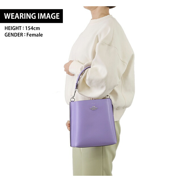 コーチ ハンドバッグ 2way ショルダーバッグ 斜めがけ レディース アウトレット ブランド COACH CA177 SV IZ パープル 軽量 小さめ 手提げ 高級 おしゃれ プレゼント 女性 実用的 かわいい