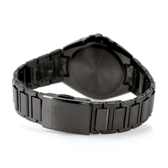 シチズン アテッサ エコドライブ電波 CB3015-53E 腕時計 ソーラー電波腕時計 ソーラー電波時計 メンズ オールブラック CITIZEN ATESSA 高級 ブランド おしゃれ 防水 文字盤 大きい プレゼント 男性 実用的