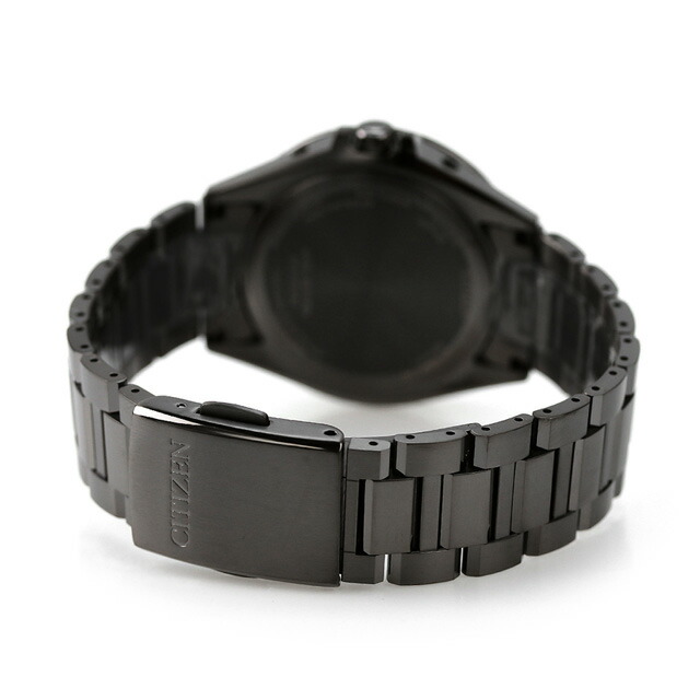 シチズン アテッサ エコ・ドライブ電波時計 ダイレクトフライト エコドライブ電波 腕時計 ブランド メンズ 電波ソーラー CITIZEN ATTESA CB3035-72E アナログ オールブラック 黒 日本製 敬老の日 プレゼント ギフト