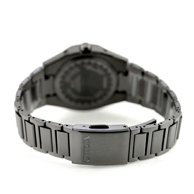 シチズン アテッサ ダブルダイレクトフライト エコドライブ電波 腕時計 ブランド メンズ チタン 電波ソーラー CITIZEN ATTESA CB3045-61E アナログ オールブラック 黒 日本製 高級 おしゃれ 防水 文字盤 大きい プレゼント 男性 実用的