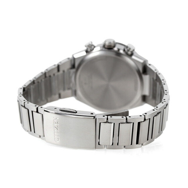 シチズン アテッサ 光発電エコ・ドライブ電波時計 ダイレクトフライト 光発電エコドライブ電波 腕時計 ブランド メンズ チタン クロノグラフ 電波ソーラー CITIZEN ATTESA CB5966-69E アナログ ブラック 黒 日本製