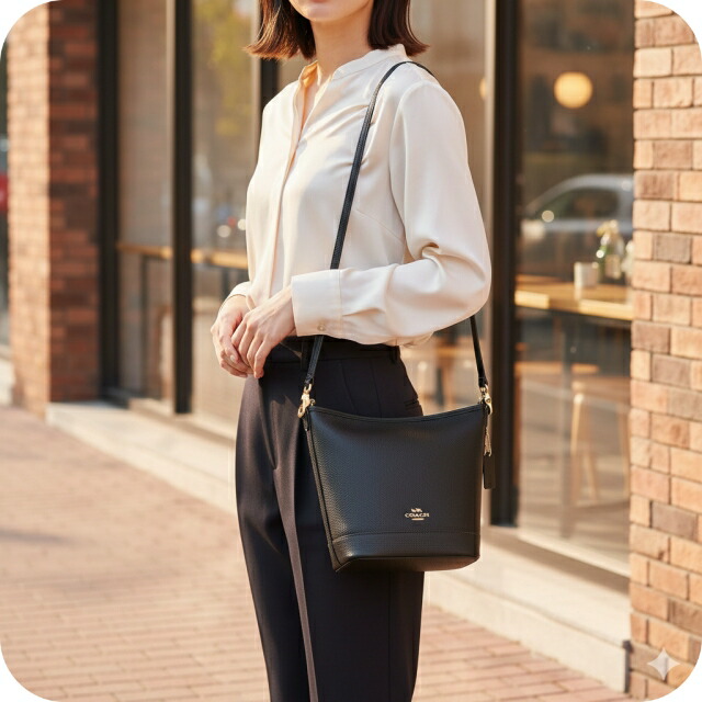 コーチ ショルダーバッグ メッセンジャーバッグ レディース アウトレット ブランド COACH CBH18 IMBLK ブラック 斜めがけ 高級 おしゃれ プレゼント 女性 実用的 かわいい