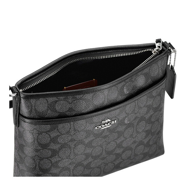 コーチ ショルダーバッグ メッセンジャーバッグ レディース アウトレット ブランド COACH CCQ21 SVO1U ブラック 斜めがけ 高級 おしゃれ プレゼント 女性 実用的 かわいい