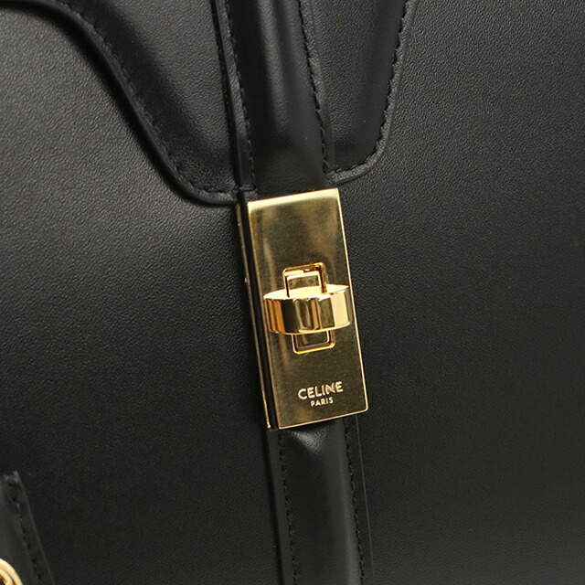 セリーヌ ハンドバッグ レディース ブランド CELINE 2WAY レザー 18737 ブラック バッグ 軽量 小さめ 手提げ 高級 おしゃれ プレゼント 女性 実用的 かわいい