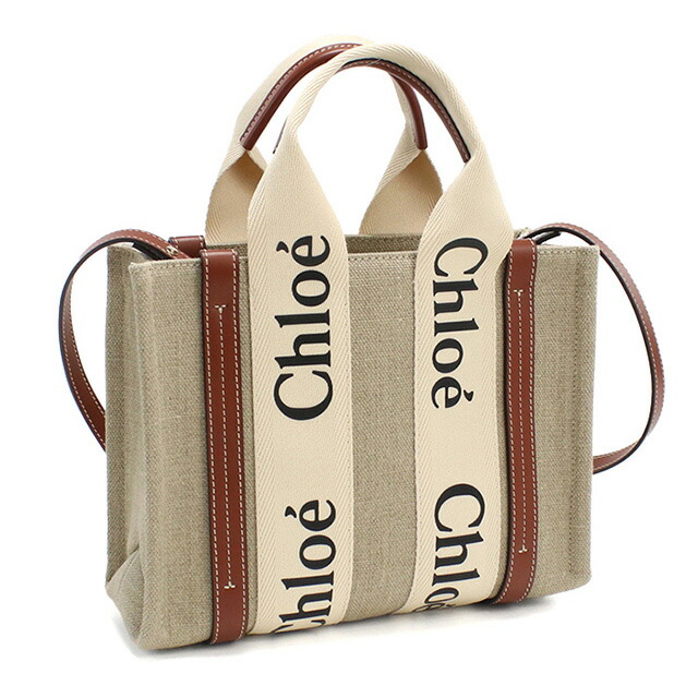 クロエ トートバッグ レディース CHLOE イタリア CHC22AS397I26 WHITE-BROWN 1 ベージュ系 ブラウン系 バッグ 軽量 手提げ ブランド 高級 おしゃれ プレゼント 女性 実用的 かわいい