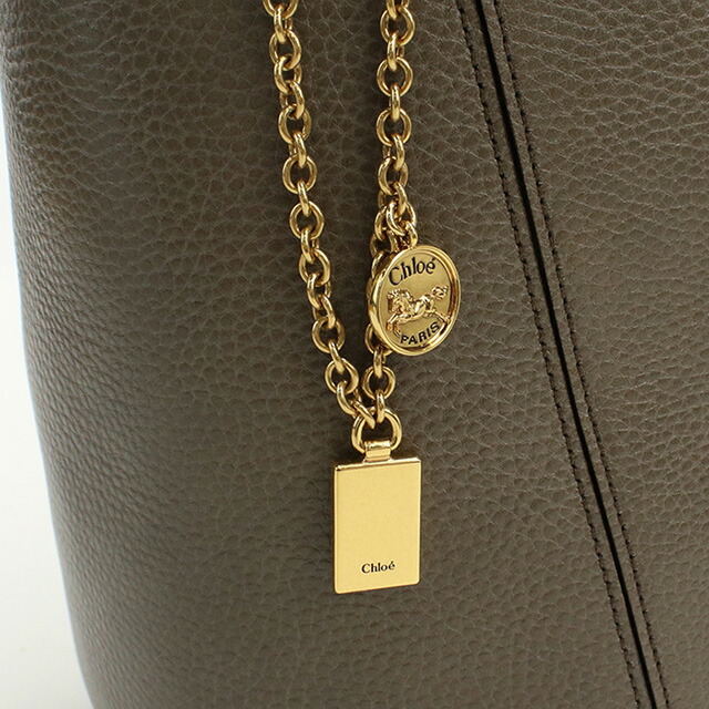 クロエ トートバッグ レディース ブランド CHLOE レザー CHC25SS811N84 グレー バッグ 軽量 手提げ 高級 おしゃれ プレゼント 女性 実用的 かわいい
