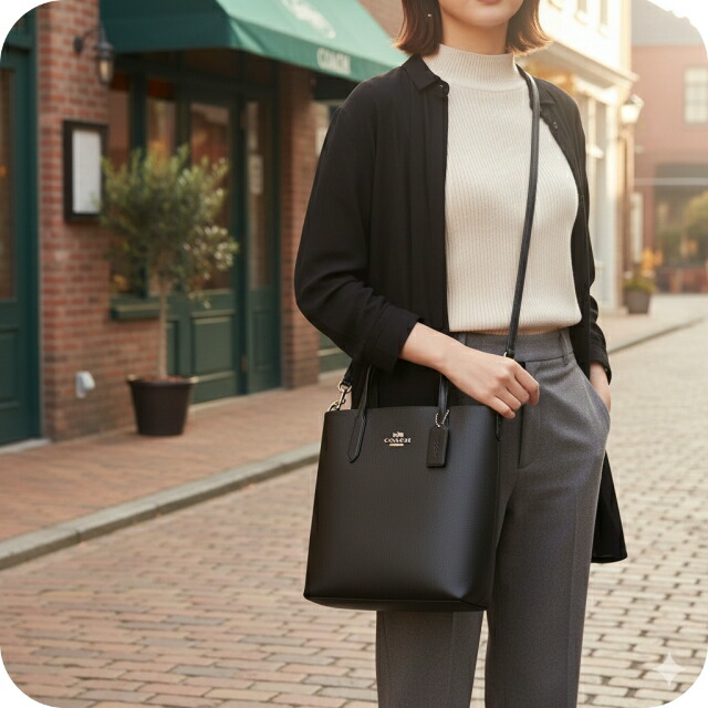コーチ トートバッグ 2way ショルダーバッグ レディース アウトレット ブランド COACH レザー CP036 IMBLK ブラック 軽量 手提げ 高級 おしゃれ プレゼント 女性 実用的 かわいい