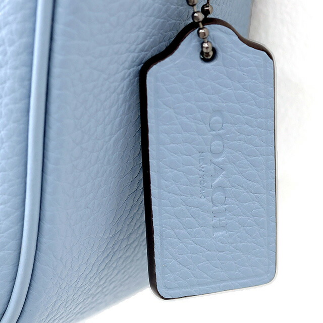コーチ ショルダーバッグ メッセンジャーバッグ レディース アウトレット ブランド COACH レザー CR110 QBCFL ブルー 斜めがけ 高級 おしゃれ プレゼント 女性 実用的 かわいい