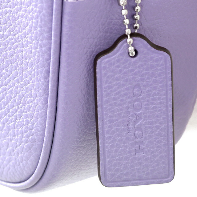 コーチ ショルダーバッグ メッセンジャーバッグ レディース アウトレット ブランド COACH レザー CR110 SV IZ パープル 斜めがけ 高級 おしゃれ プレゼント 女性 実用的 かわいい