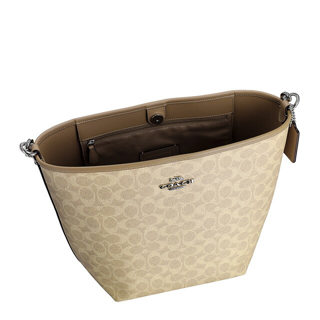 コーチ ハンドバッグ 2way ショルダーバッグ 斜めがけ メンズ レディース アウトレット ブランド COACH レザー CT802 SVPWH サンド/トープ ベージュ 軽量 小さめ 手提げ 高級 おしゃれ プレゼント 実用的