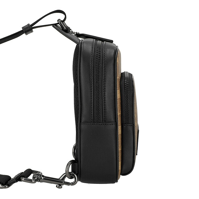 コーチ ボディバッグ ウエストポーチ メンズ レディース アウトレット ブランド COACH CV763 QBNRX ベージュ ショルダーバッグ 斜めがけ 軽量 小さめ 高級 おしゃれ プレゼント 男性 実用的 かっこいい