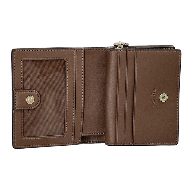 コーチ 二つ折り財布 二折財布 レディース ブランド COACH India CW789 IMXHE タン/ブラウン