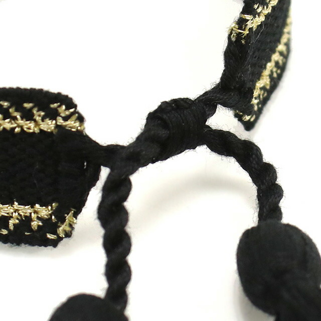 ディオール ブレスレット レディース ブランド Christian Dior イタリア B0961 ブラック ホワイト系 アクセサリー