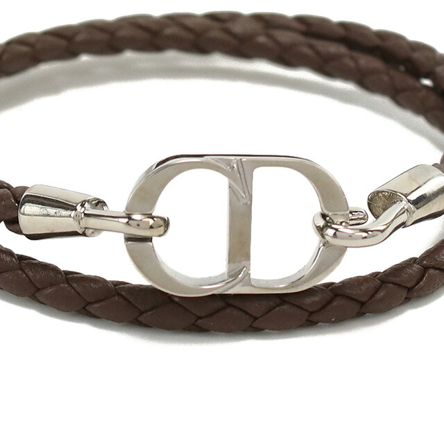 ディオール ブレスレット メンズ Christian Dior ドイツ B1973 ブラウン アクセサリー 選べるモデル 腕輪 ジュエリー ブランド 高級 おしゃれ プレゼント 男性 実用的 かっこいい