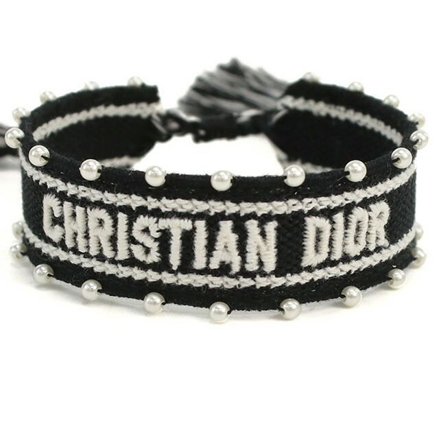 ディオール ブレスレット レディース ブランド Christian Dior イタリア B2260 NERO ブラック アクセサリー