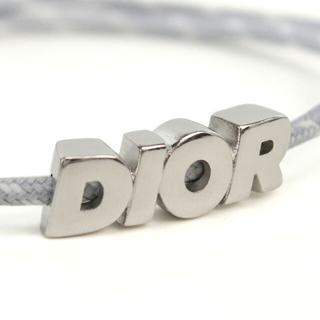ディオール ブレスレット メンズ ブランド Christian Dior ポルトガル B2441 グレー系 シルバー系 アクセサリー