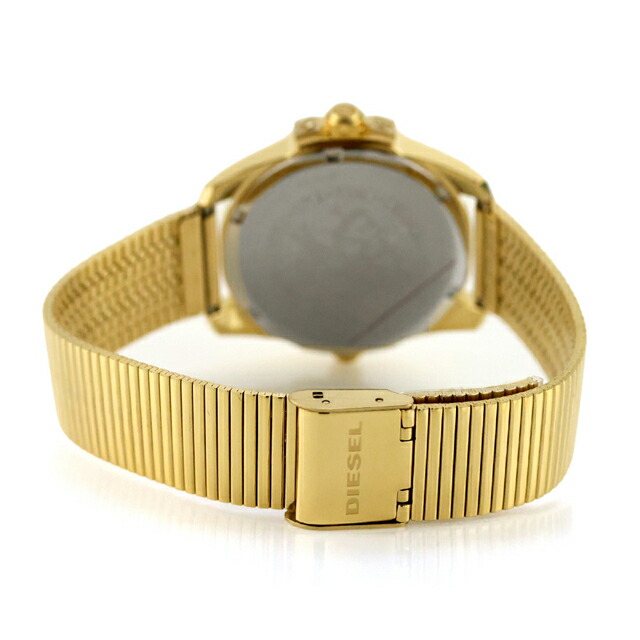 ディーゼル ベビーチーフ クォーツ 電池式 腕時計 ブランド メンズ レディース DIESEL DZ1961 デジタル ゴールド おしゃれ 防水 プレゼント 実用的