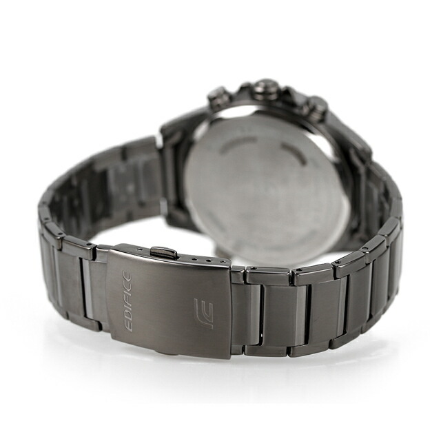 エディフィス EDIFICE ECB-30DC-1B スマートフォンリンクモデル Bluetooth 海外モデル メンズ 腕時計 カシオ casio アナデジ ガンメタル ブランド おしゃれ 防水 文字盤 大きい プレゼント 男性 実用的