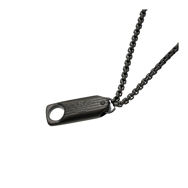 エンポリオ・アルマーニ ネックレス メンズ ブランド EMPORIO ARMANI EGS3172001 ブラック