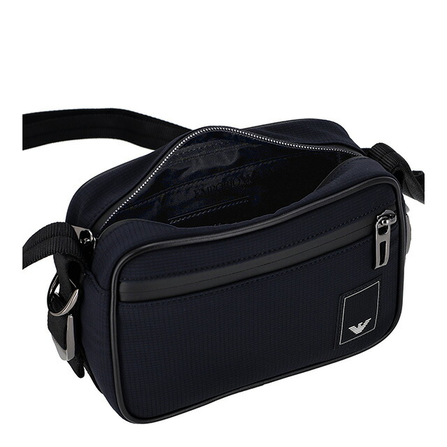 エンポリオ・アルマーニ ショルダーバッグ メンズ EMPORIO ARMANI テックケース EM001220-AF13841 ネイビーブルー 斜めがけ ブランド 高級 おしゃれ プレゼント 男性 実用的 かっこいい