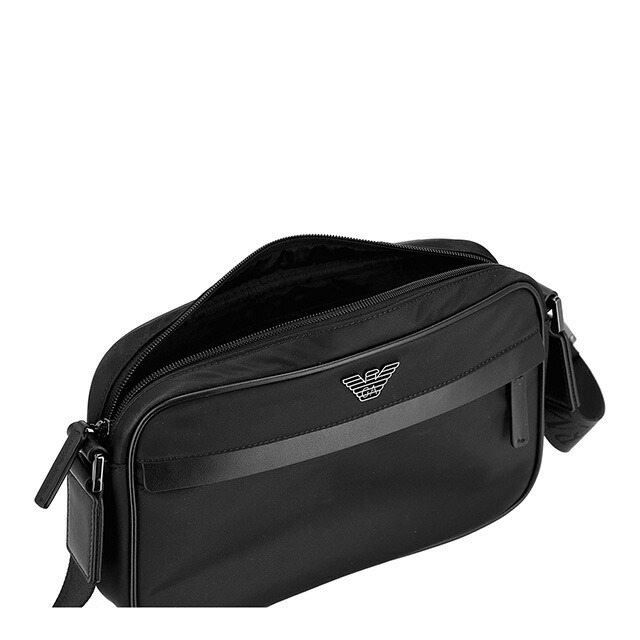 エンポリオ・アルマーニ ショルダーバッグ メンズ EMPORIO ARMANI EM001803-AF13454 ブラック 斜めがけ ブランド 高級 おしゃれ プレゼント 男性 実用的 かっこいい