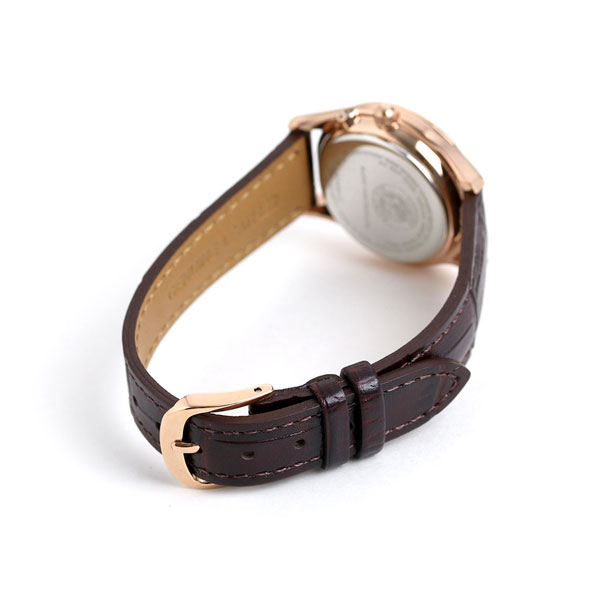 シチズン コレクション エコドライブ電波時計 薄型 レディース 腕時計 ソーラー電波腕時計 ソーラー電波時計 ES0002-06A CITIZEN シルバー ダークブラウン ブランド おしゃれ 防水 プレゼント 女性 実用的