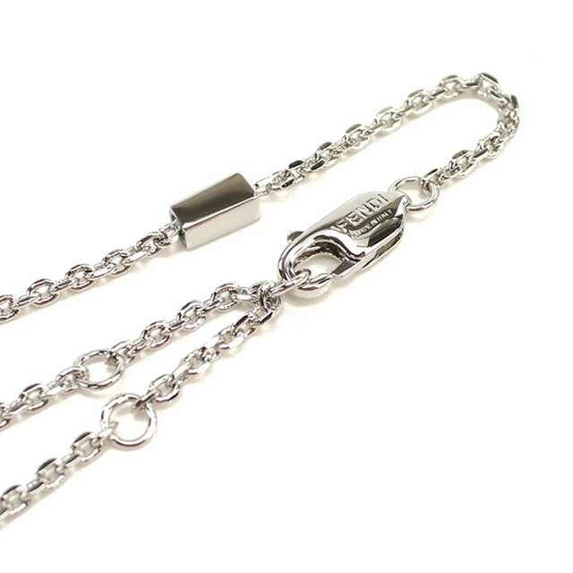 フェンディ ネックレス メンズ ブランド FENDI イタリア 7AJ835 シルバー系 アクセサリー