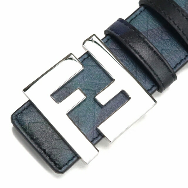 フェンディ ベルト メンズ FENDI レザー イタリア 7C0424 ブルー系 ブラック 小物 選べるモデル プレゼント 実用的