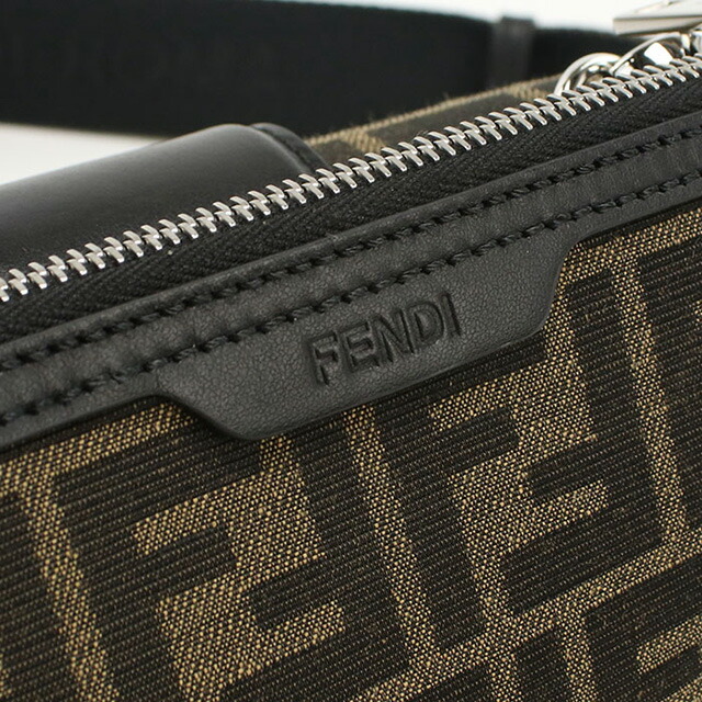 フェンディ 斜め掛け ショルダーバッグ メンズ ブランド FENDI 7VA649 ブラウン バッグ