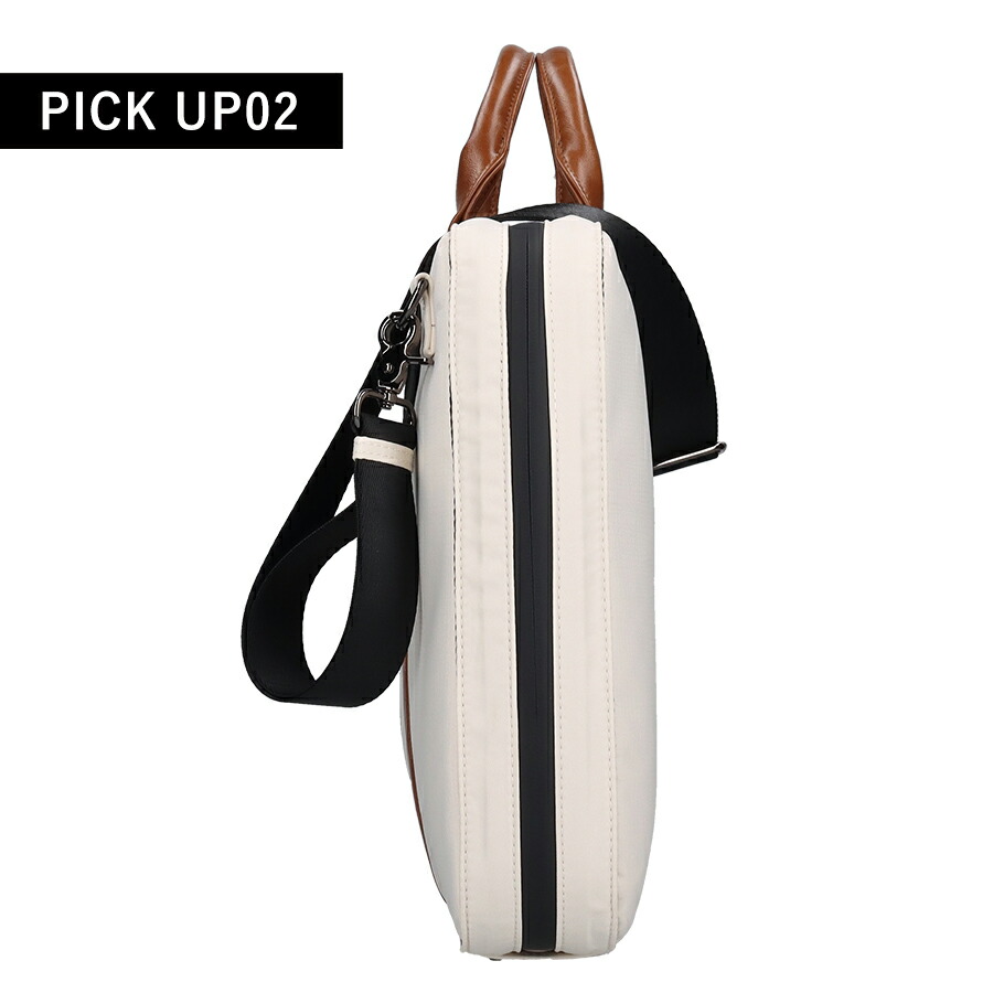 フルボ ビジネスバッグ メンズ レディース ブランド Furbo ヴェルソ ビジネスカバン パソコンバッグ PCバッグ ブリーフケース リクルートバッグ FRB026 ホワイト バッグ