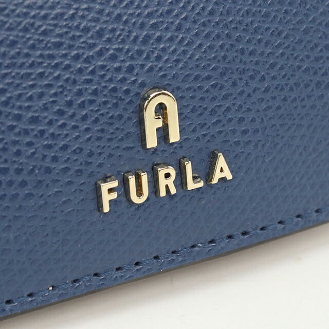 フルラ 二つ折り財布 二折財布小銭入付き 二つ折り財布 二折財布 コンパクト レディース ブランド FURLA FURLA CAMELIA レザー WP00304 ブルー