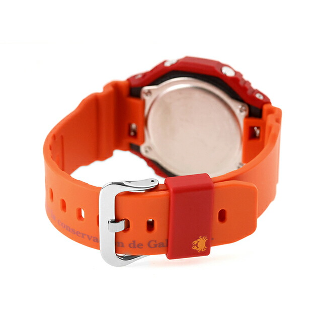 gショック ジーショック 2100 G-SHOCK Charles Darwin Foundationコラボレーションモデル タフソーラー（ソーラー充電システム） GA-B2100-4A Bluetooth メンズ 腕時計 ブランド カシオ casio アナデジ ブラック オレンジ レッド 黒 おしゃれ 防水 プレゼント 男性 実用的