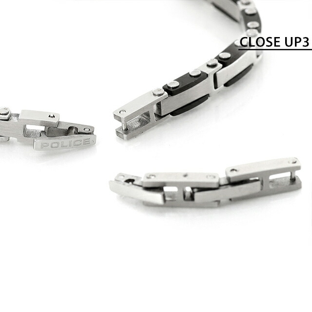 ポリス ブレスレット メンズ ブランド POLICE SPIRE GB0039201 シルバー アクセサリー