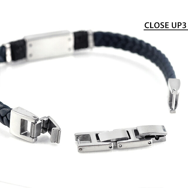 ポリス ブレスレット メンズ POLICE リッジコード RIDGECORD GB0079501 ネイビー アクセサリー 腕輪 ジュエリー ブランド 高級 おしゃれ プレゼント 男性 実用的 かっこいい