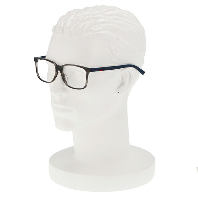 グッチ 眼鏡 メンズ ブランド GUCCI ITALY GG0426OA 007 ブラック/ブルー