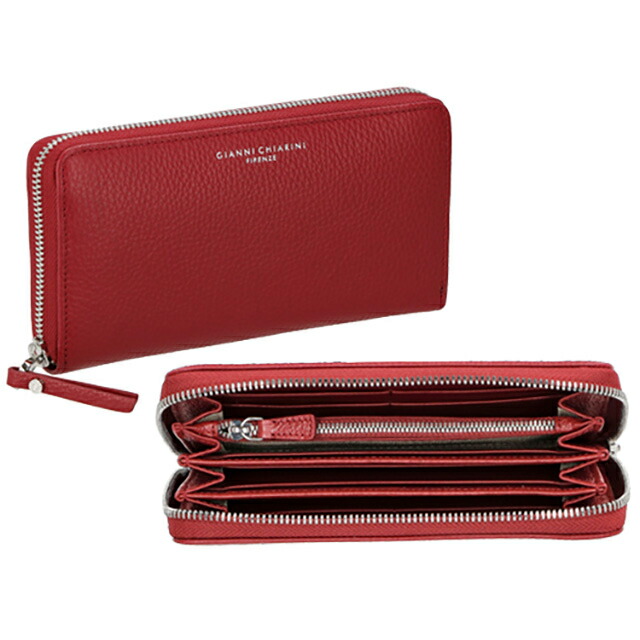 ジャンニキアリーニ 長財布 レディース ブランド GIANNI CHIARINI PF 5042 GRN レッド ウォレット 高級 おしゃれ プレゼント 実用的