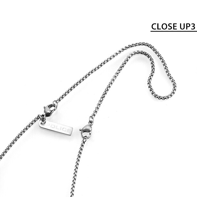 ポリス ネックレス ペンダント メンズ POLICE コントルト CONTORTO GN0081701 シルバー アクセサリー ジュエリー ブランド 高級 おしゃれ プレゼント 男性 実用的 かっこいい