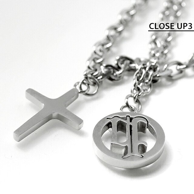 ポリス ネックレス ペンダント メンズ POLICE デュアリティー DUALITY 2連 十字架 クロス GN0085301 シルバー アクセサリー ジュエリー ブランド 高級 おしゃれ プレゼント 男性 実用的 かっこいい