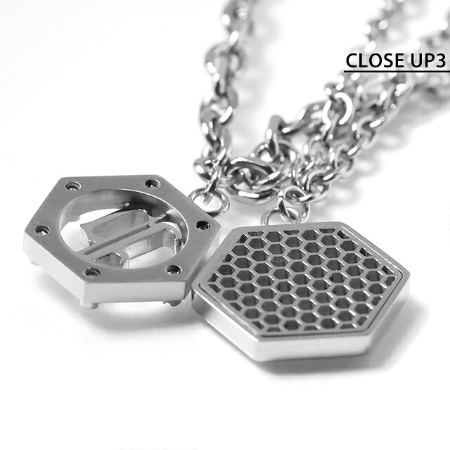 ポリス ネックレス ペンダント メンズ POLICE デュアリティー DUALITY 2連 ヘキサゴン GN0085302 シルバー アクセサリー ジュエリー ブランド 高級 おしゃれ プレゼント 男性 実用的 かっこいい