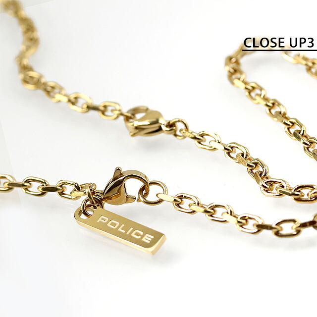 ポリス ネックレス ペンダント メンズ POLICE トリプルロック TRIPLELOCK プレート 十字架 ヘキサゴン クロス GN0085401 ゴールド アクセサリー ジュエリー ブランド 高級 おしゃれ プレゼント 男性 実用的 かっこいい