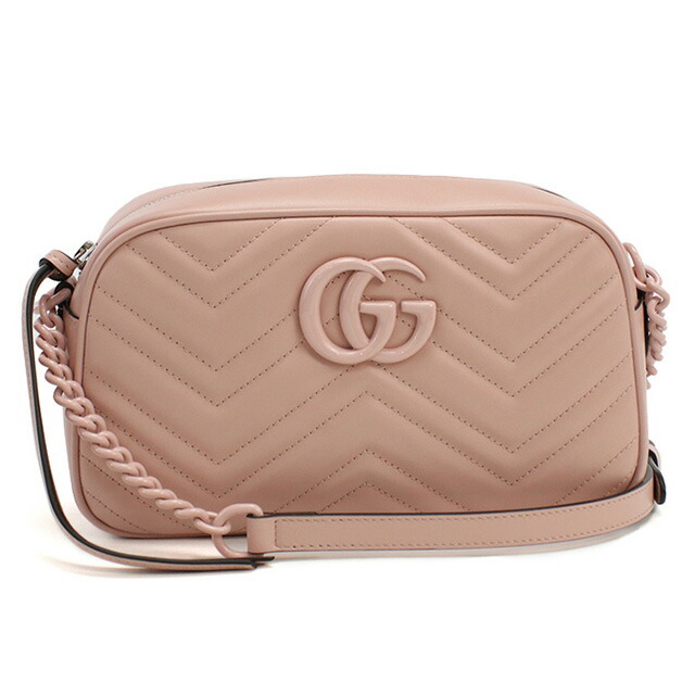 グッチ 斜め掛け ショルダーバッグ レディース ブランド GUCCI GG MARMONT 2.0 447632 ピンク バッグ