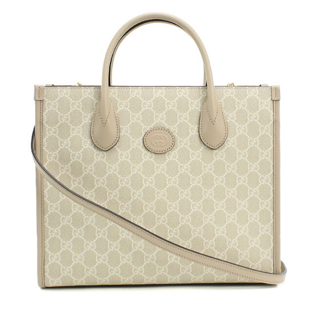 グッチ トートバッグ レディース ブランド GUCCI GG RETRO 659983 ベージュ バッグ 軽量 手提げ 高級 おしゃれ プレゼント 女性 実用的 かわいい