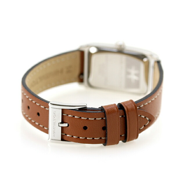 ハミルトン アメリカンクラシック アードモア 18.7mm クォーツ 電池式 腕時計 レディース HAMILTON H11221550 アナログ シルバー ブラウン スイス製 ブランド おしゃれ 防水 軽い 華奢 かわいい プレゼント 女性 実用的