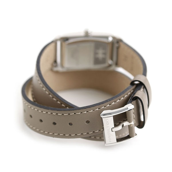 ハミルトン 腕時計 アメリカンクラシック アードモア 23.5mm 二重巻き レディース H11221914 HAMILTON 時計 シルバー グレージュ ブランド おしゃれ 防水 軽い 華奢 かわいい プレゼント 女性 実用的