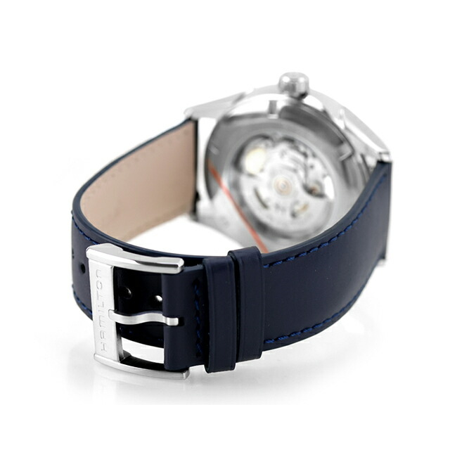 ハミルトン ジャズマスター Open Heart Auto 42mm 自動巻き 腕時計 ブランド メンズ オープンハート HAMILTON JAZZMASTER H32705640 アナログ ブルー ネイビー スイス製 おしゃれ 防水 プレゼント 男性 実用的