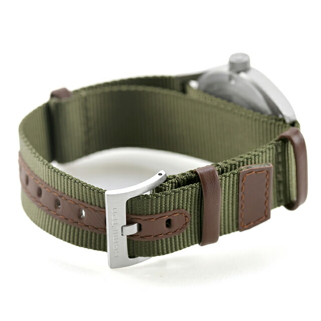 ハミルトン カーキ フィールド 38mm クォーツ 電池式 腕時計 ブランド メンズ HAMILTON KHAKI FIELD H69401960 アナログ カーキグリーン スイス製 おしゃれ 防水 プレゼント 男性 実用的