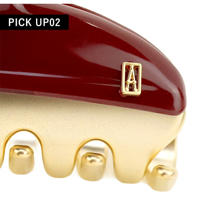 アレクサンドル ドゥ パリ ヘアクリップ レディース ブランド ALEXANDRE DE PARIS ヴァンドームMクリップ ICCM-15571-02-B2 BORDEAUX ヘアアクセサリー