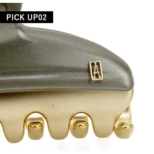 アレクサンドル ドゥ パリ ヘアクリップ レディース ブランド ALEXANDRE DE PARIS ヴァンドームMクリップ ICCM-15571-02-G5 GRIS PAILLETE ヘアアクセサリー